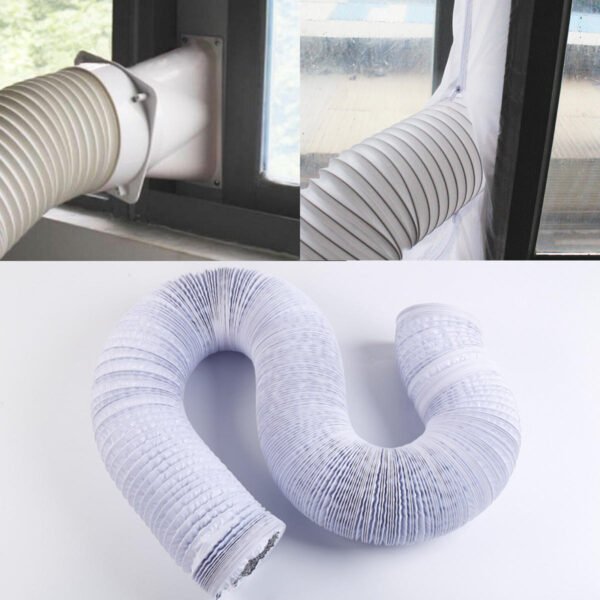 3M 15cm Dia Exhaust Hose PVC Flexible Ducting Air Conditioner Exhaust Hose Replacement Duct Outlet