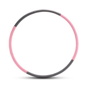 SAWAKE Outer Diameter 96CM Sports Hoops Stainless Steel Removable Adult Fitness Hoop With EVA Soft Foam For Fitness Sports Home Office Color Pink