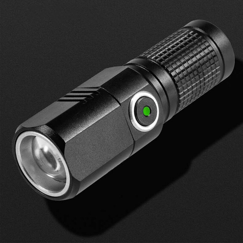 9f8bed95-c7d3-41b9-a6c7-097ff76546ca.jpg E-Smarter K91 Powerful Zoomable LED Flashlight with 18350 Battery USB Rechargeable Flash Light Camping Lamp IP64 Waterproof Fishing Lantern Lamp