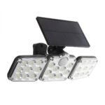 3 Head Solar Wall Light Motion Sensor Outdoor Garden Yard Street Lamp+Remote Type Type A