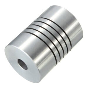 Flexible Shaft Coupling OD18mmx25mm CNC Stepper Motor Coupler Connector 6.35 To 8mm Size1 5X5mm