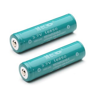 2PCS MECO 3.7v 4000mAh Protected Rechargeable 18650 Li-ion Battery