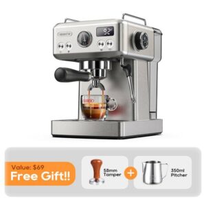 [EU/AE Direct] HiBREW H10A 19Bar Semi Automatic Espresso Coffee Machine Temperature Adjustable 58mm Portafilter Cold/Hot Coffee Maker