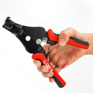 [EU Direct]KAIWEETS KWS-113 3 in 1 Automatic Wire Stripper Cutter High-Strength Zinc Alloy Stripping 8-18 AWG Crimping 10-22 AWG Comfortable Thermoplastic Rubber Handle