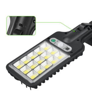 Outdoor LED Solar Street Light Human Sensing Garden Wall Light Waterproof With Remote Control Garden Dew Lamp Type 6