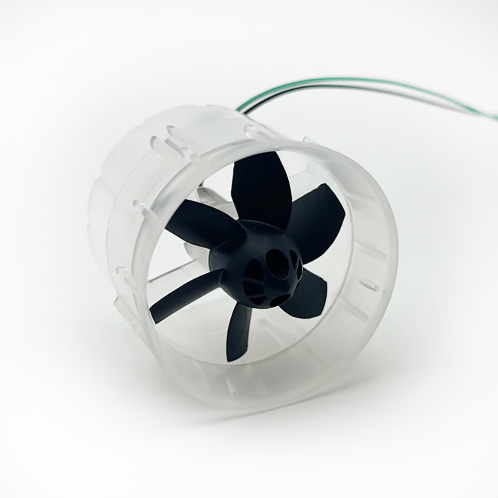 a792be4a-258e-41b8-b78b-1ad03f238c13.jpg M30 Brush EDF 30mm 6-blade Ducted Fan Unit With Coreless Motor Brushed Motor CW/CCW for Micro Jet RC Airplane Fixed-Wing Version CW Color Black