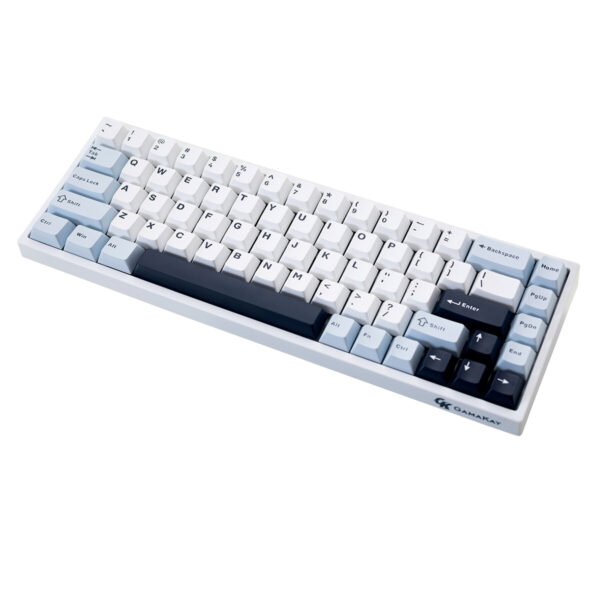 Gamakay TK68 HE 65% Hall Effect Mechanical Keyboard 68 Keys RGB Hot Swappable Custom Magnetic Switch PBT Tri-Mode Wireless Gaming Keyboard Switch Magnetic Mercury Switch