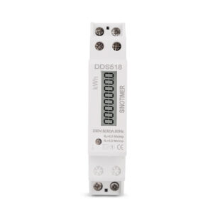 DDS518 5-32A 230V Digital Single Phase Power Consumption Watt Energy Meter kWh Electric Din Rail Type Wattmeter