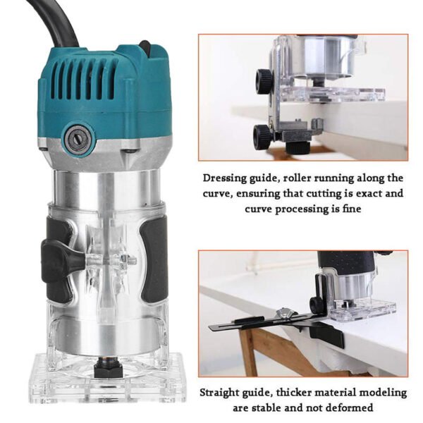 220V 3000W Electric Hand Trimmer Woodworking Palm Router Laminate Trimmer