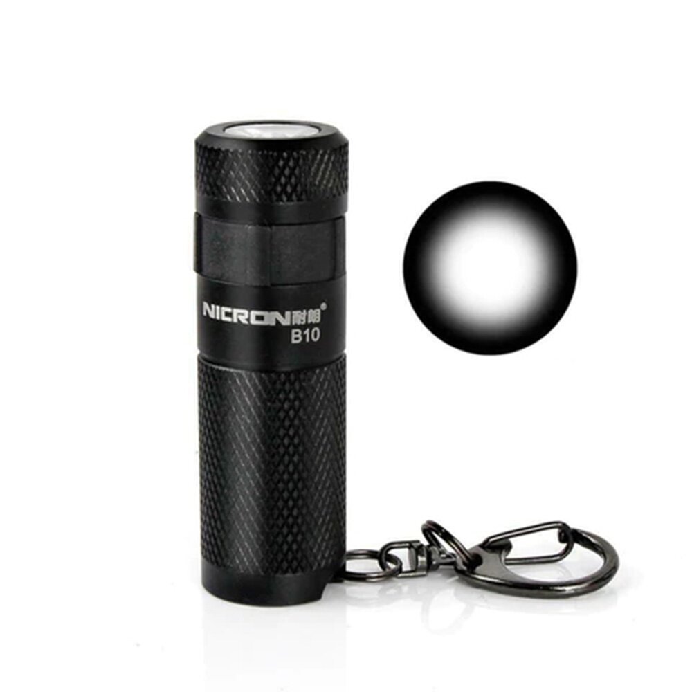 ab774978-0dcf-4292-bec3-34139a3028e9.jpg NICRON B10 200LM Mini LED Keychain Flashlight 5Modes Dimming USB Rechargeable Mini LED Torch