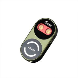 Fitorch K2 Lite Multi Functional Color EDC LED Keychain Flashlight with 280mAh Battery Type-C Chargaring Aluminum Titanium LED Keychain Light Color Black