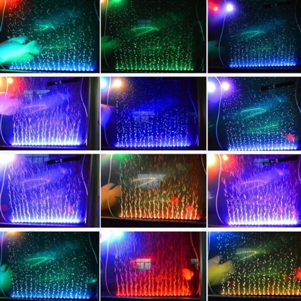 15CM/25.5CM/35.5CM/45.5CM/55.5CM Waterproof LED Fishes Tank Light RGB Aquarium Lights Multicolor Submersible Lamp Model DB-15