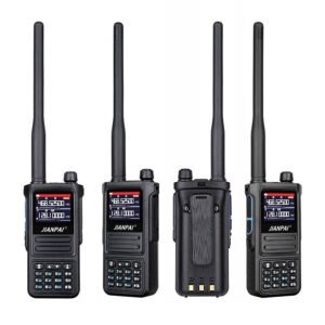 UV999PRO Full-band 256 Channels Walkie-Talkie IP67 Waterproof LED Flashlight Weather Forecast SOS Alarm VHF/UHF High-power Two Way Handheld Radio