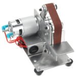 Mini Electric Belt Sander Grinder DIY Metal Wood Polishing Grinding Machine Sanding Belt Sharpener 330MM Belt Size 20mm