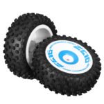 2PCS Wltoys 124017 Brushless 1/12 RC Car Spare Front/Rear Tires 2017 2018 Vehicles Model Parts Direction Front