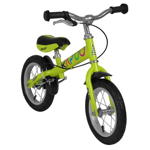 [EU Direct] SULOV RAPIDO 12-inch Children's Bike No-Pedal Balance Training Bicycle with Adjustable Handlebar and Seat for Ages 2-6 Kids Cycling Fun