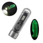 NITECORE TIKI/TIKI LE 300 Lumen USB Rechargeable LED Keychain Flashlight High CRI Outdoor Camping Mini Torch Emergency Light Design For Outdoor TIKI Silver