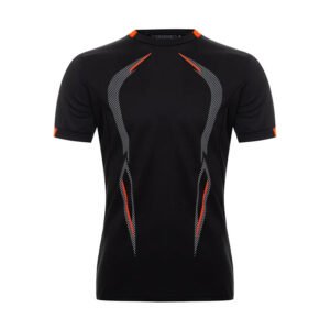 TENGOO Sport Shirt Quick Dry Breathable Fitness T-Shirt for Outdoor Gym Size L