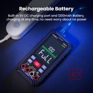 US/EU Direct KAIWEETS KM601S Smart Multimeter True RMS 10000 Counts 1200mAh Rechargeable Battery AC/DC Voltage Resistance Capacitance Tester