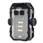 Mini Portable Keychain Flashlight Type-c Rechargeable EDC Torch with Magnet 6 Modes Powerful Work Light Camping Pocket Lantern Type Type A