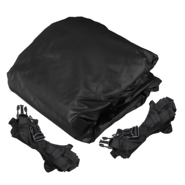 12ft / 14ft / 16ft / 18ft Jon Boat Cover 210D Black Waterproof Sun Protection Size1 12ft