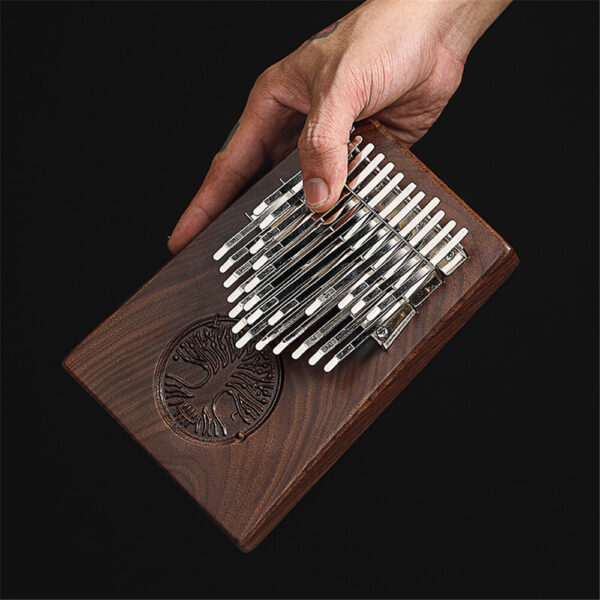HLURU 24/34 Key Kalimba Finger Instrument Thumb Piano Song Book Stickers Kalimba Kit Version1 24 key
