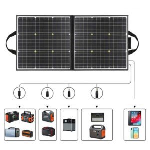 [EU Direct] FlashFish 50W 18V Portable Solar Panel Foldable Solar Charger for Camping Power Generator SP50W