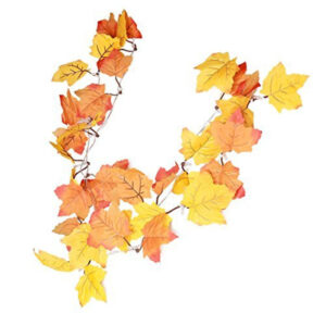 Battery Powered 1.65M 10LEDs Fall Leaves Shaped Indoor Fairy String Light For Christmas Color. Warm White