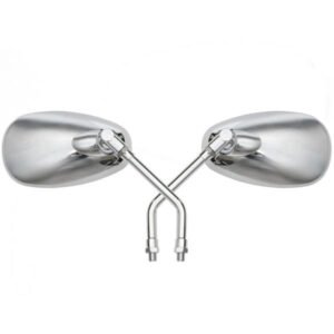 10mm Motorcycle Motor Bike Rear View Side Mirror For Honda/Kawasaki/Suzuki