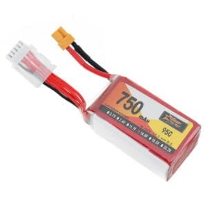 ZOP POWER 14.8V 750mAh 95C 4S LiPo Battery XT30 Plug for SpeedyBee Bee35 Crux35 RC FPV Racing Drone