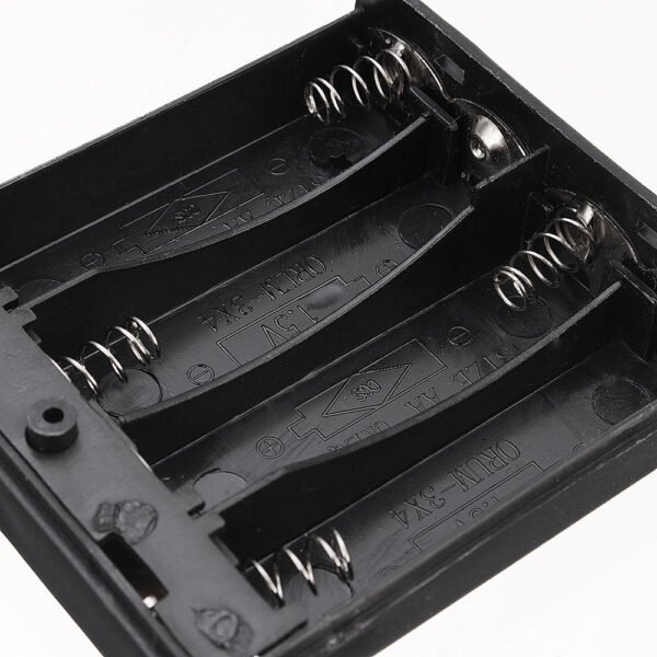 5pcs 4 Slots AA Battery Box Battery Holder Board with Switch for 4xAA Batteries DIY kit Case