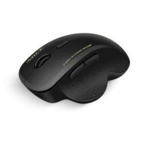 IMICE 2.4Ghz Wireless Mouse Ergonomic Computer Mouse PC Optical Mause with USB Receiver 6 buttons Wireless Mice 1600 DPI For Laptop Color Black