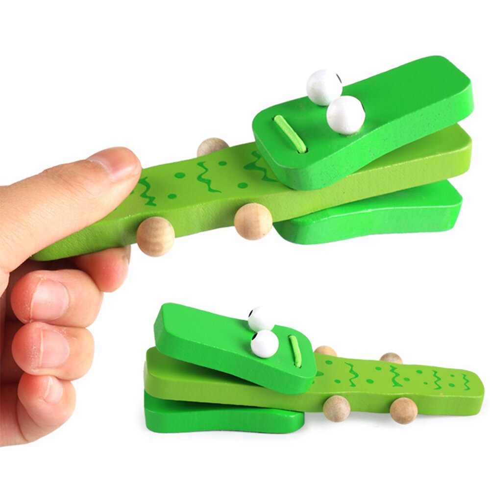 cc5f9b3d-f3af-4569-a1b9-8df8b73d9b55-1.jpg Wooden Castanet Cartoon Crocodile Clap Toy Musical Instrument Early Educational