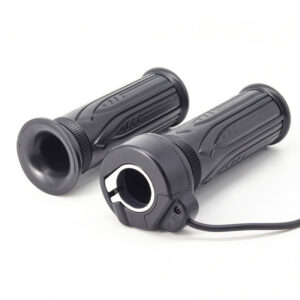 WUXING 36V/48V Left/Right Hand Twist Throttle Handlebar Electric Bike Speed Controller Throttle Handle Accelerator for BAFANG EBike Mid-Motor Type Left Hand