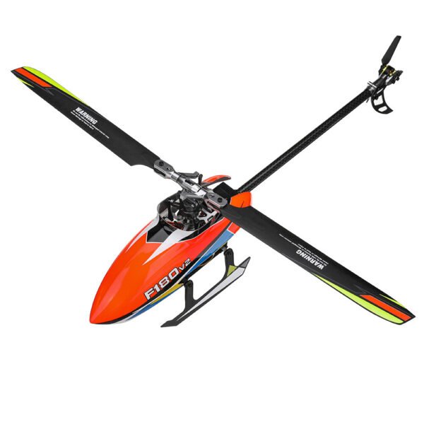 Eachine & YXZNRC F180 V2 6CH 3D6G System Dual Brushless Direct Drive Motor Flybarless RC Helicopter BNF Compatible with FUTABA S-FHSS Battery Quantity with 2 Batteries