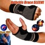 1PCS Sport Wrist Strap Copper Fiber Anti-slip Breathable Protect Wrist Hand Sleeve for Gym Basketball Workout SIZE S