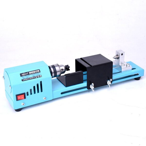 150W EU Plug Mini Wood Lathe Machine Miniature Pearl Lathe DIY Woodworking Pearl Lathe Machine Drill Rotary Tool