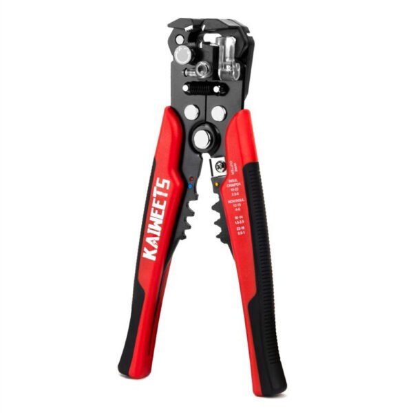 [EU Direct]KAIWEETS KWS-103 Multifunctional Wire Stripper 10-24AWG Stripping 10-22AWG Crimping Adjustable Stopper TPR Handle Color Red