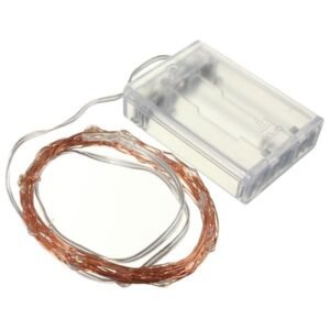 4M 40 LED Copper Wire Fairy String Light Battery Powered Waterproof Xmas Party Decor Color. Red