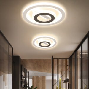 AC220V LED Ceiling Light Bedroom Bathroom Parlor Entrance Corridor Balcony Lamp Voltage 220V Type Round