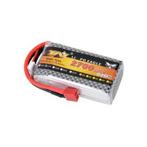 XW Power 11.1V 2700mAh 25C 3S LiPo Battery T Deans Plug for RC Car Quantity 2pcs