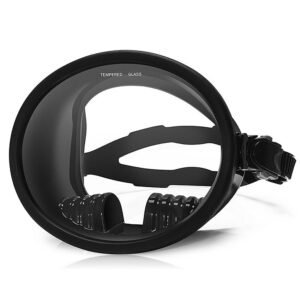 WAVE 180 Wide View Scuba Diving Goggles Big Frame Wateght and -Fog Lens for Vision Underwater Snorkeling Fishing Full Diving Glasses