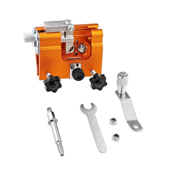 Chainsaw Sharpener Portable Chain Saw Sharpening Tool Set Sharpener File Table Quick Sharpening Suitable for All Kinds of Chain Saws and Electric Saws type Type A