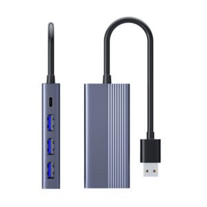 DM CHB073 7-in-1 USB3.1 Hub Docking Station USB Adapter with USB3.1*7 USB-C for PC Laptop Computer