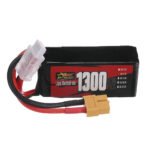 ZOP Power 3S 11.1V 1300mAh 60C 14.43Wh LiPo Battery XT60 Plug for RC Drone Quantity 2pcs