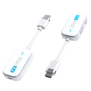 EZCast Wireless HD Transmitter and Receiver 30M Wireless HD Extender Kit 1080P@60Hz HD to HD Display Adapter for TV Projector Monitor PC Laptop