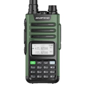 BaoFeng UV-13 PRO V2 Powerful Dual Band Walkie Talkie Type-C Charger 16KM Long Range UV13 Pro Transceiver Ham Two Way Radio Color. Green