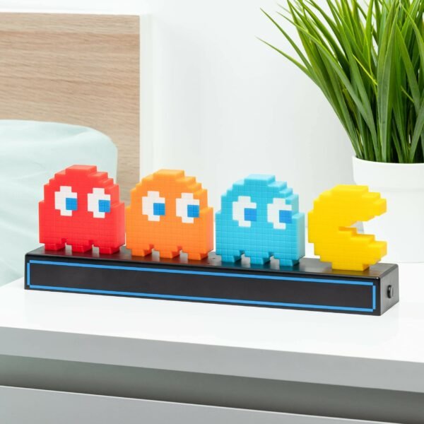 Cute Creative Cartoon Pixel Game Light Sound Control Smart Music Rhythm Color Changing Table Lamp USB Night Light