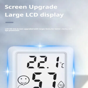 4Pcs Mini Indoors Thermometer Hygrometer High-precision Electronic Temperature Humidity Meter Digital Display Wall-mounted Home