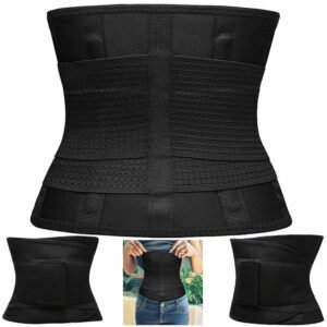 Waist Belt Adjustable Large Size Body Shaper Yoga Gym Pilates Fitness Tummy Fat Burner for Adults Size L